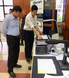 Máy scan sách cho thư viện