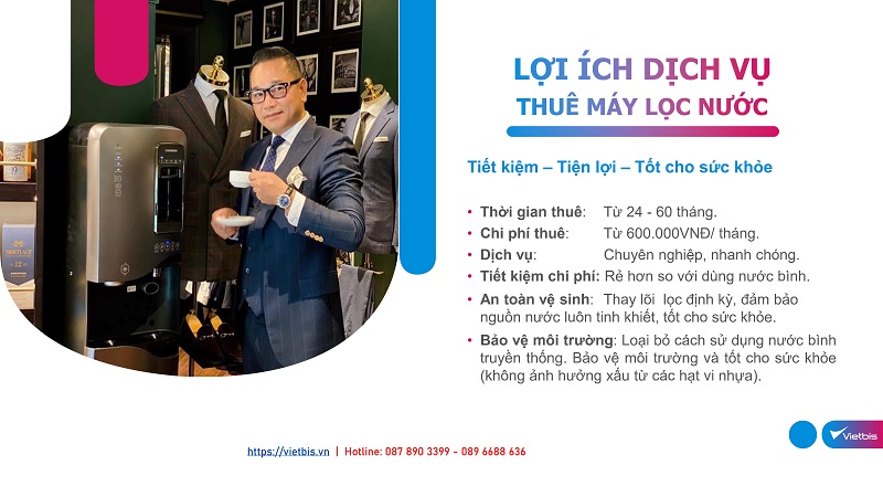Thuê máy lọc nước pha cafe