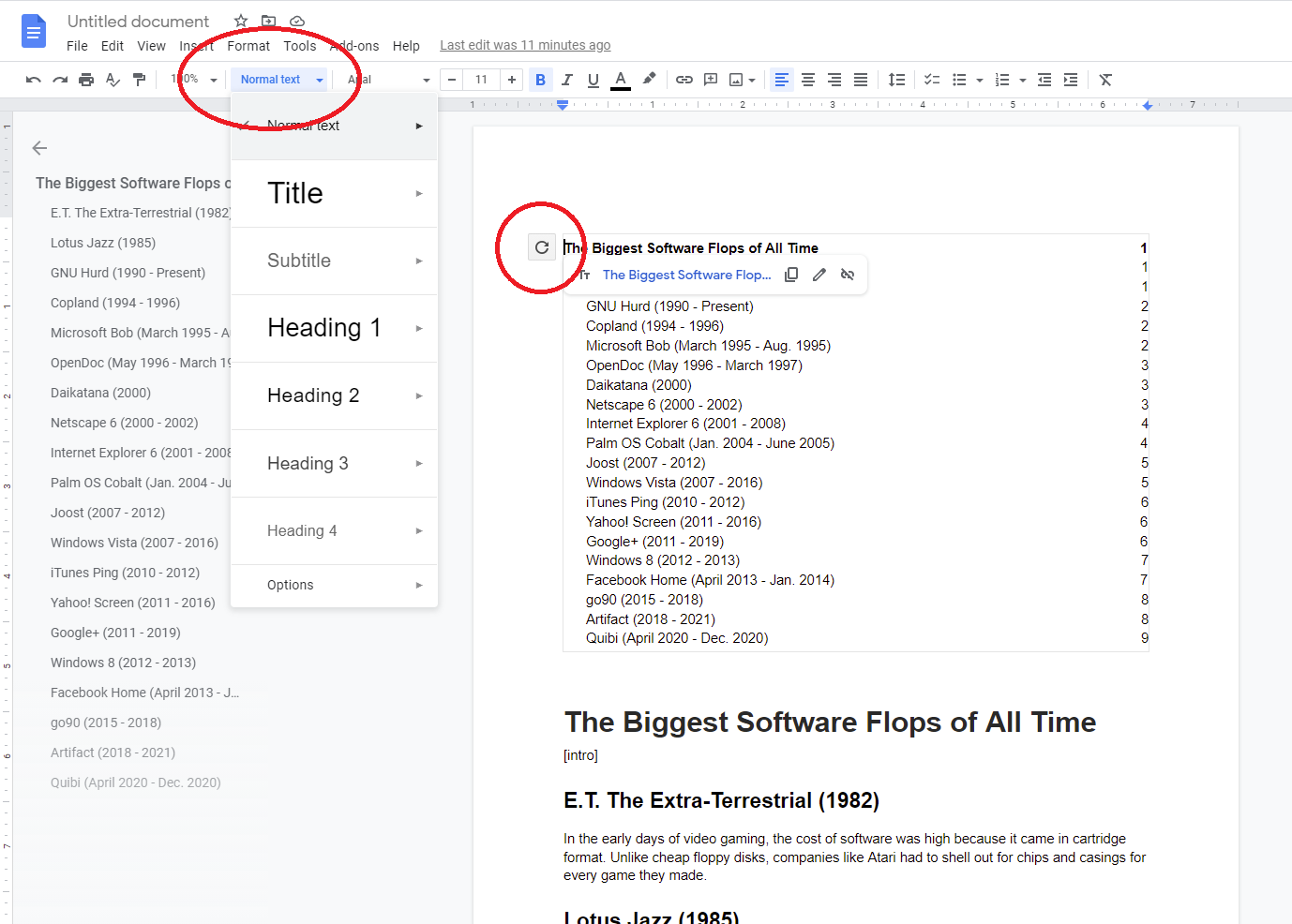 Các mẹo sử dụng Google Docs