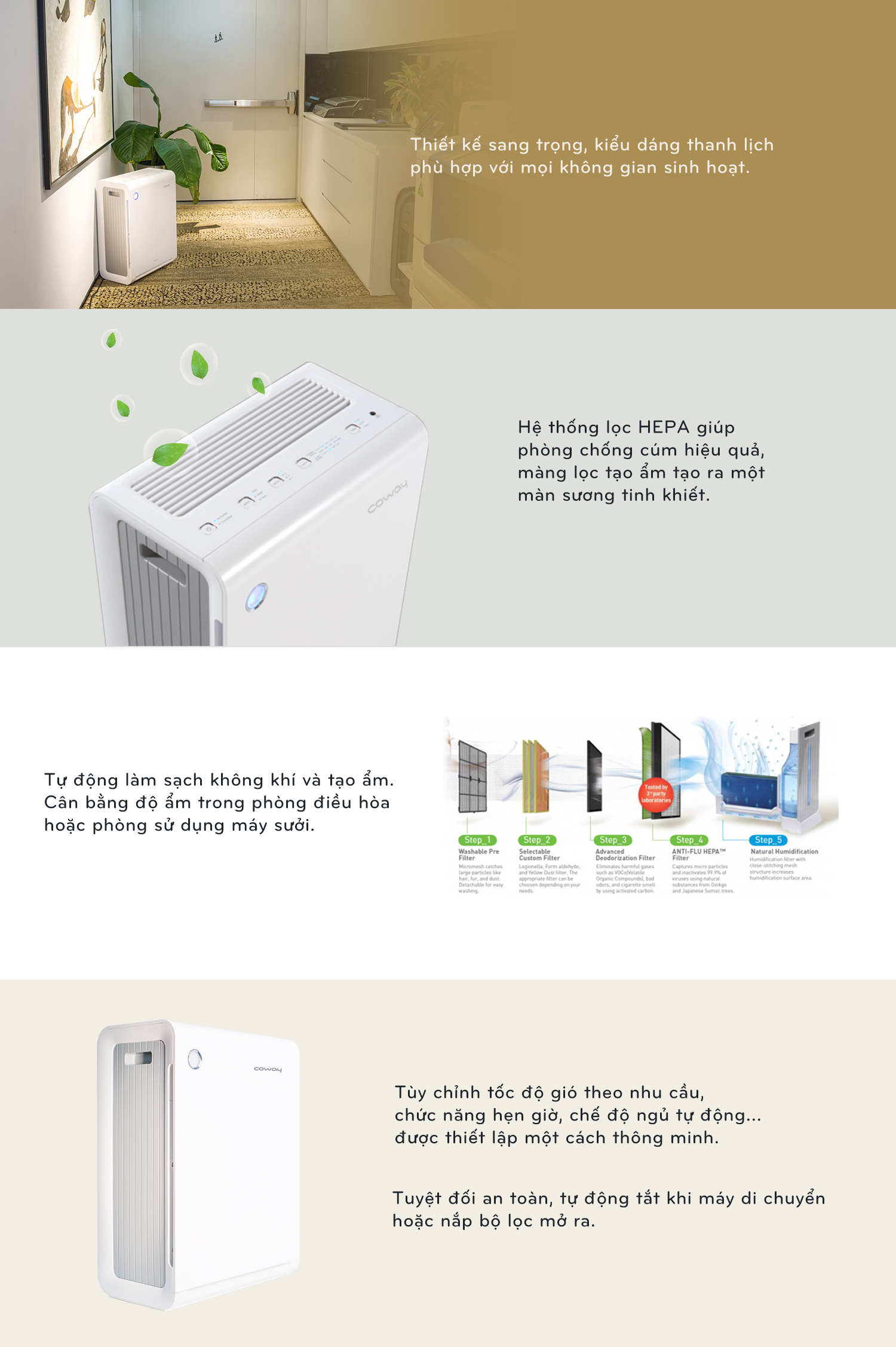 máy lọc nước Coway HERO