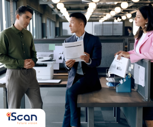 iScan cung cấp dịch vụ với máy in đa năng HP LaserJet Pro MFP 4103fdw